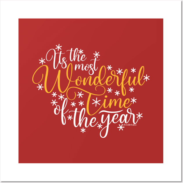 Its the most wonderful time of the year Wall Art by doodletales